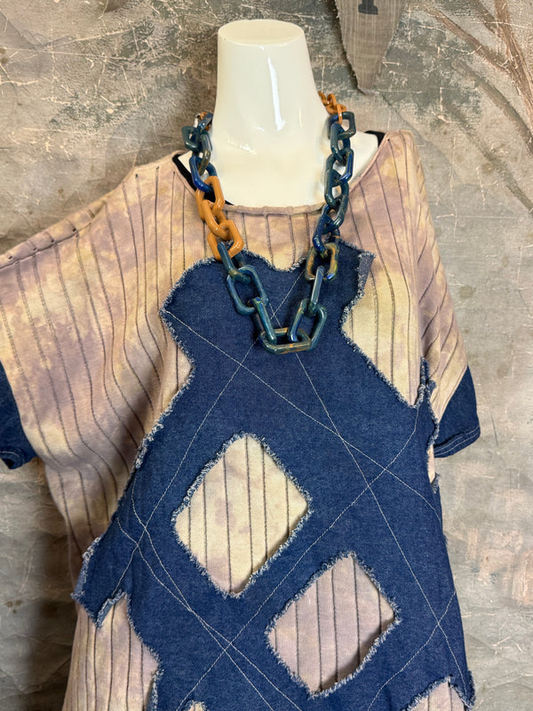 SWD003 West Denim Mix Sweater