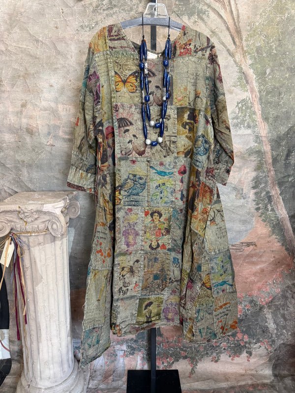 PL-312D Patchwork Art Dress