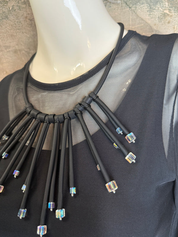 526 Drama Irridescent Necklace