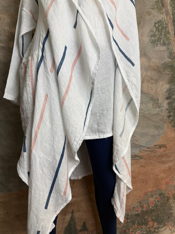 91511-S Stripe Throw Duster