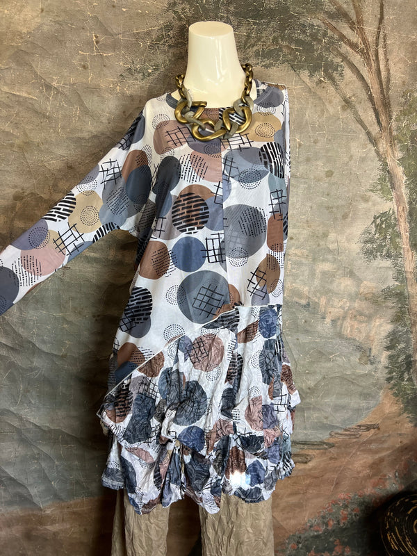 25071 Mesh Print Toppper
