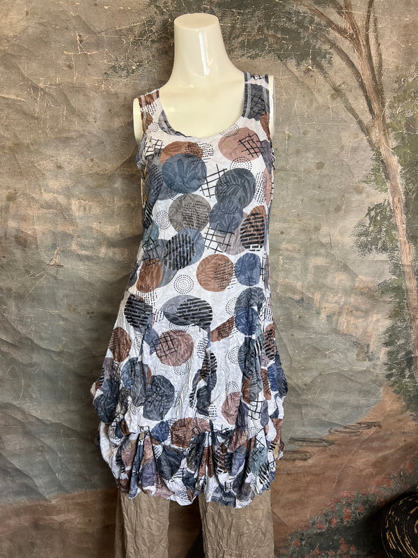 25007 Crinkle Bubble Dress