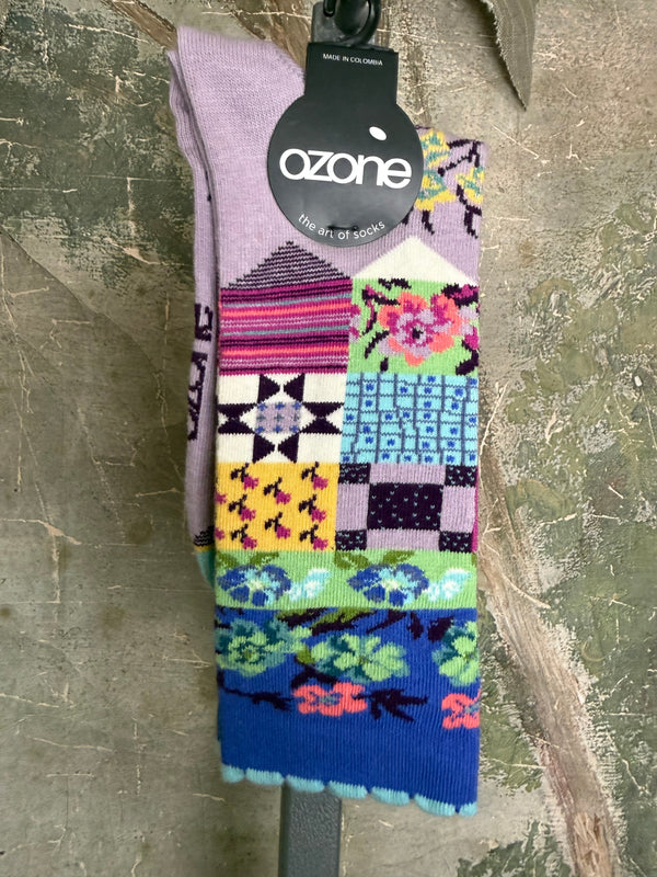 WW13 American Quilt Socks-sweet pinks