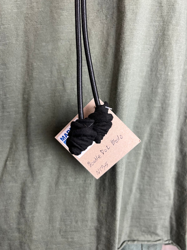 N135 Double Dot Bolo Necklace