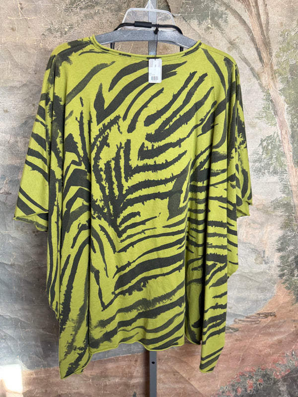 715CL-Zebra Oversized Tunic Tee-SPUD