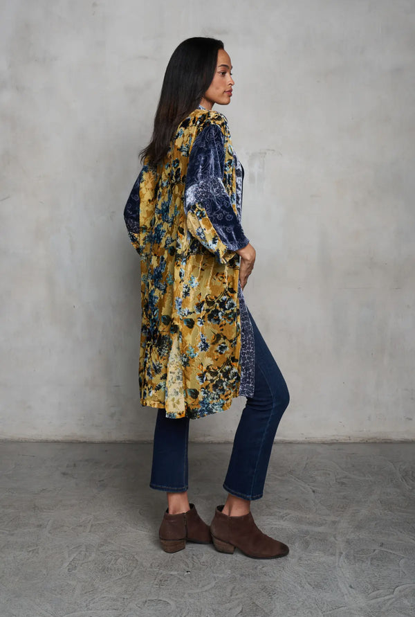 3582 Velvet Burnout Kimono
