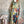 Load image into Gallery viewer, D541 waffle knit cowlneck dress featuring vibrant abstract fruit and geometric mixed print, draped on mannequin - 2
