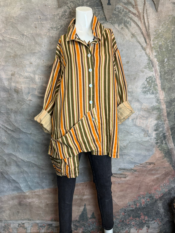 5510 Architecture Top-Autumn Stripe