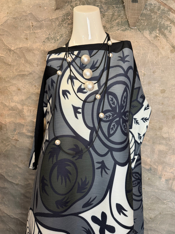 87585 Kinetics Artistry Dress-Black/Grey