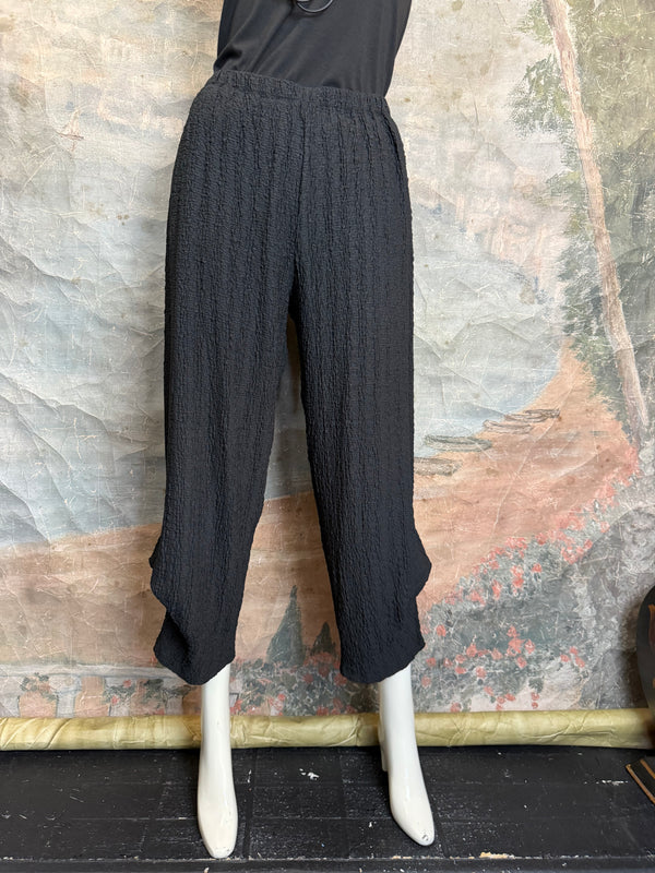 B304 Waffle Knit Harem Pants