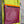 Load image into Gallery viewer, Soruka burgundy leather crossbody bag with orange trim and silver zipper, colorblock mini purse with chain strap - 12
