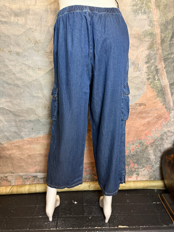 30135N15 Denim Cargo Pant