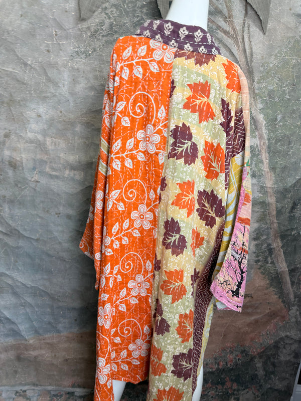 1013w Long Kurta Shirt Dress-Sarah