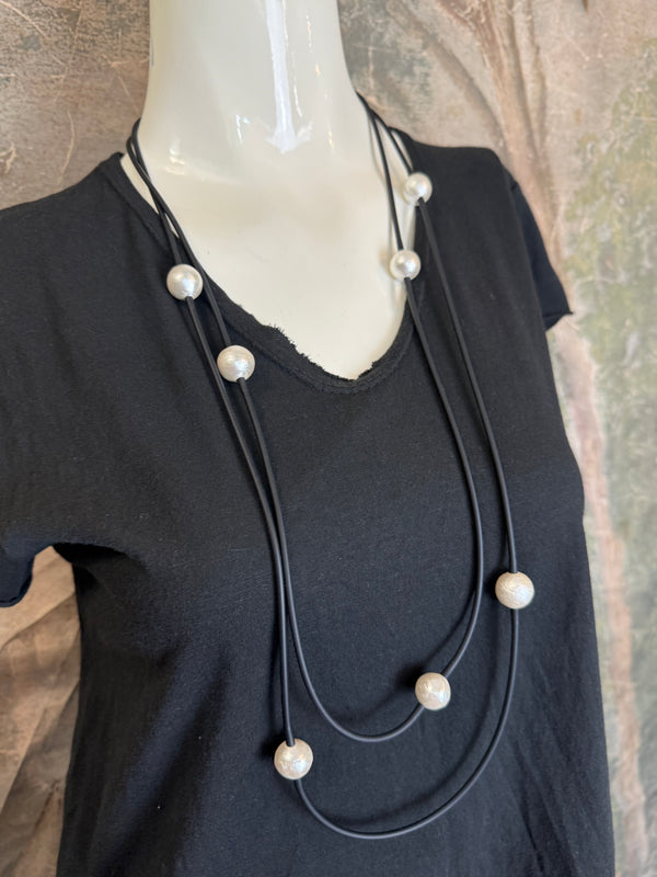 258 Lariat Beaded Necklace
