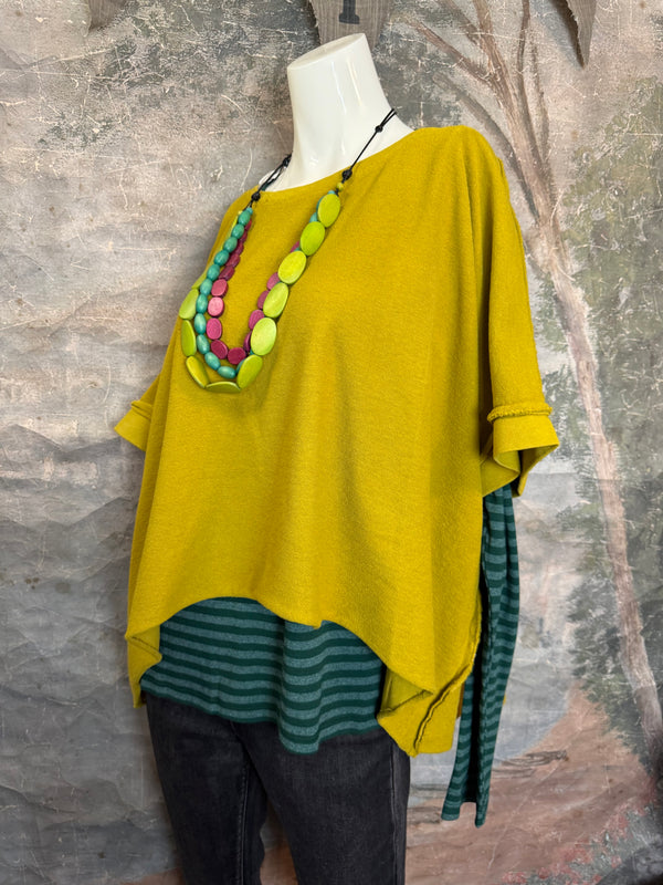 8300-3061 Pullover Vest Topper-Chartreuse