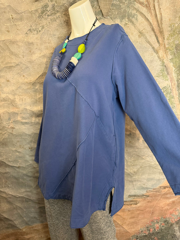 A2996202 L/Slv FE Top-Dark Blue