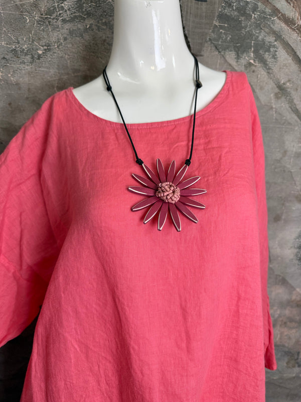 MP-HLT651 Baby Doll Top-Grapefruit