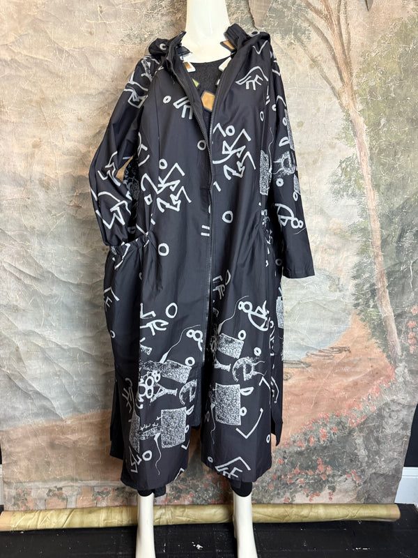 1029 City Scribble Jacket-Gray