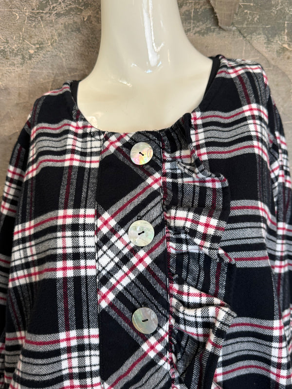 5805 Abbys Flannel Jkt/Top