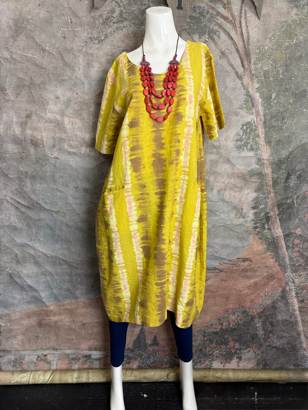 90847T-62 San Fran Dress-Mustard