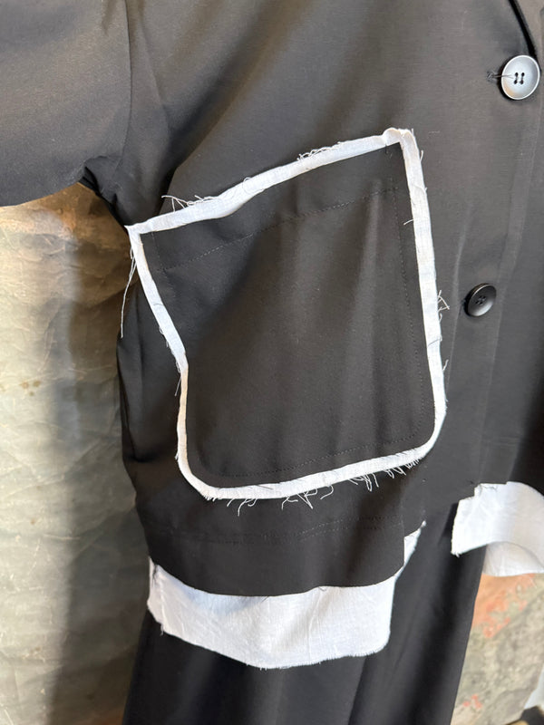 69583 Chic Blazer Jacket W/Trim