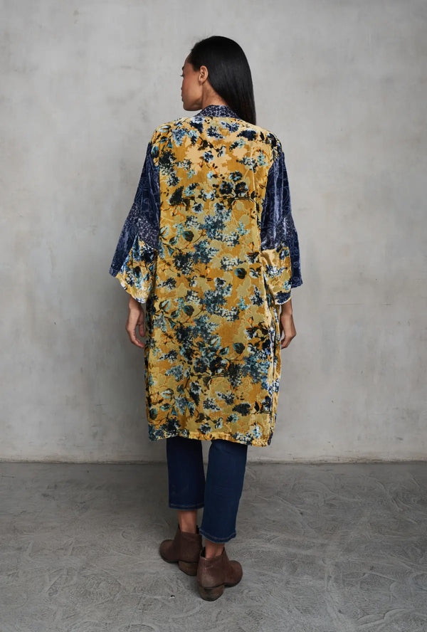 3582 Velvet Burnout Kimono