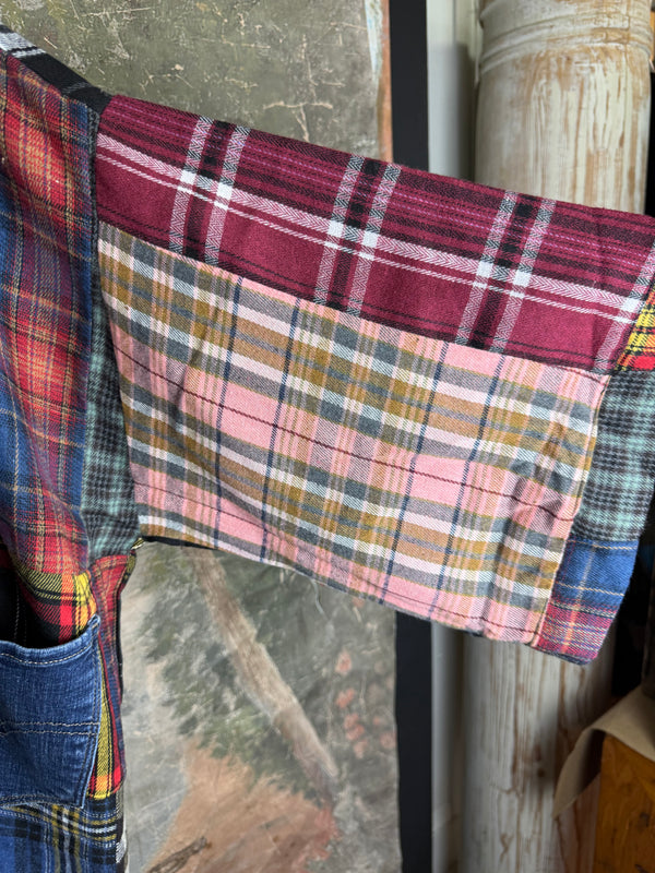5573 Lodge Flannel Cardigan-Mix B