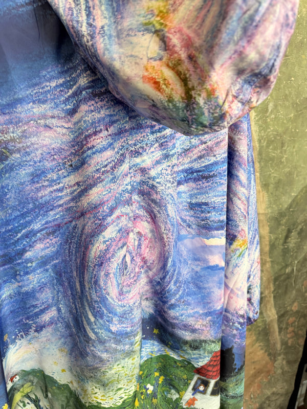 Inoah's Artful 2 Look Raincape-Cats Dream