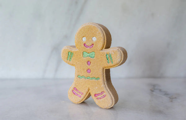 1101 Holiday Bath Bomb Fizzys-Mr.Gingerbread