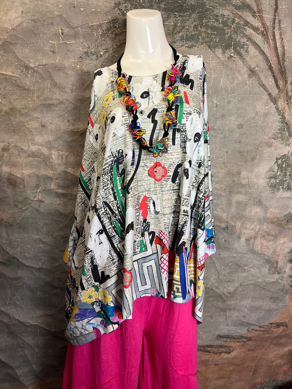 T1369K White Knit Whimsy Top-Daily Bloom