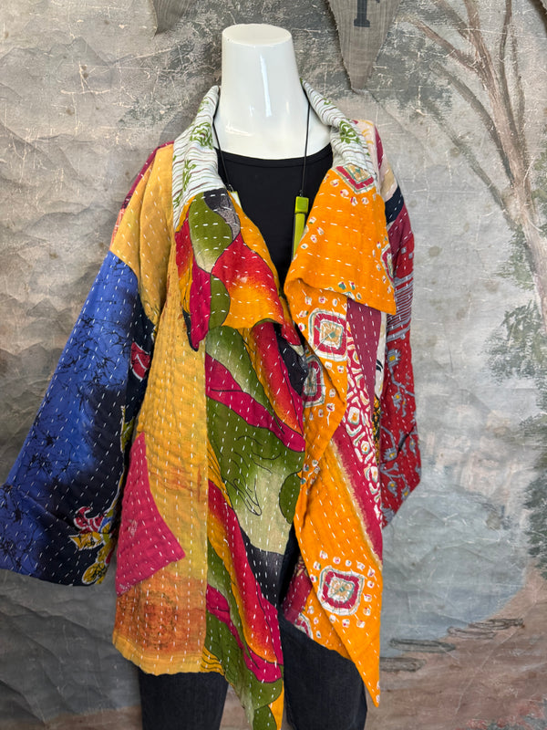 SS6148 Funky Kantha Jacket-Marley A