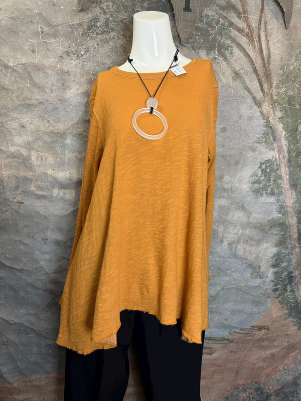 1050-88 Cotton Knit Angel Tee-Aspen