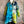 Load image into Gallery viewer, 7042C Block Dyed Possibly Tunic-Turq Mix
