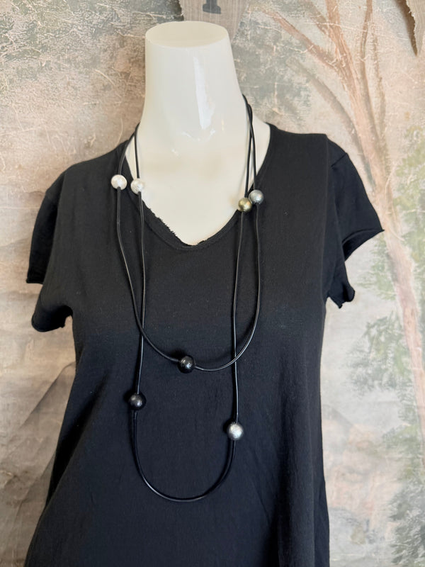 258 Lariat Beaded Necklace