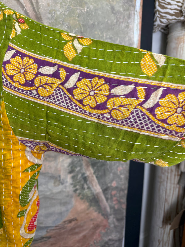 1040w Kantha Long Sleeve Jacket-Eve