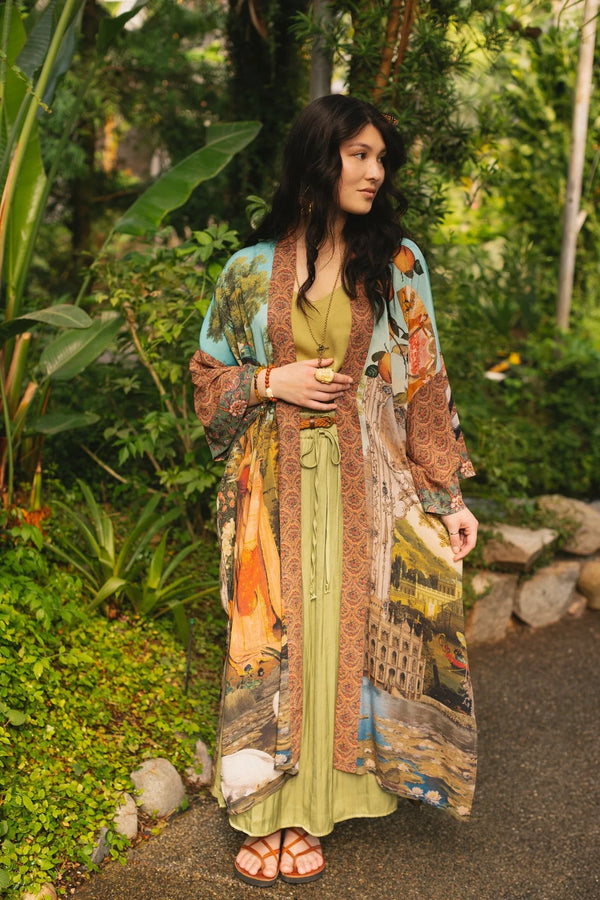 MOTS Opera Duster Kimono Robe-Secret Garden