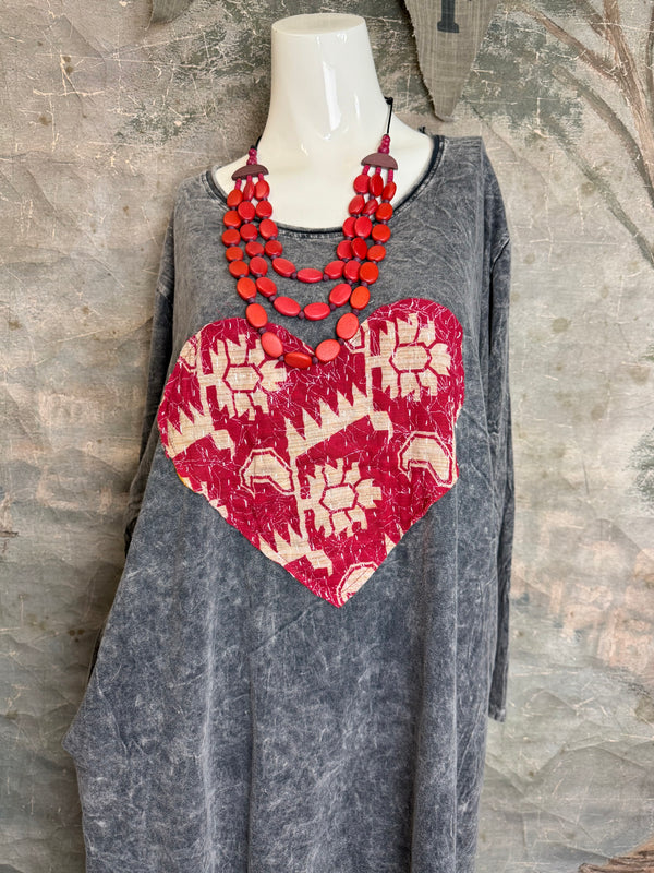 Romance Story T-Shirt Dress-#1