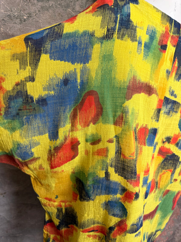 Z6653 Painters Top-Lemon