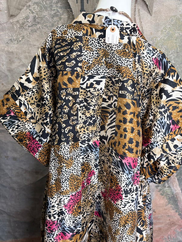 AD26-01 The High-Low Echo Dress-Safari Flair