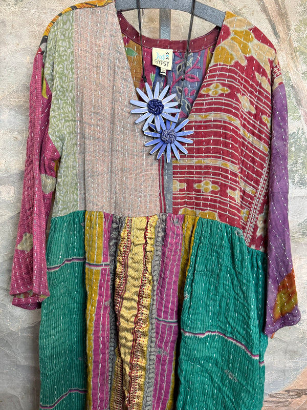 JG-156 Kantha Sunrise Dress-4 MIX