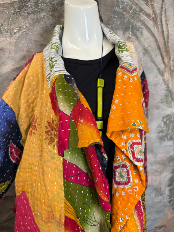 SS6148 Funky Kantha Jacket-Marley A