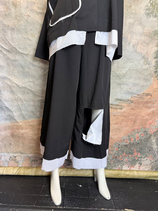 69582 Wide Leg Pants w/Trim