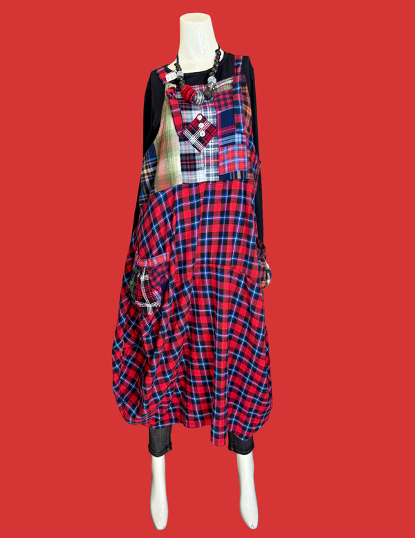 5431 Betty Flannel Jumper Dress-A