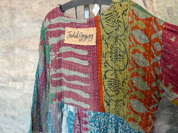JG-156 Kantha Sunrise Dress-1 MIX