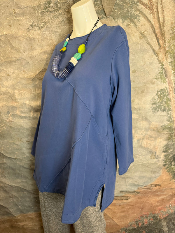 A2996202 L/Slv FE Top-Dark Blue