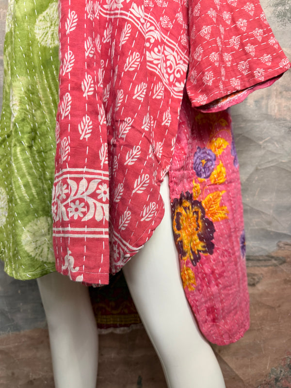 1013w Long Kurta Shirt Dress-Susan