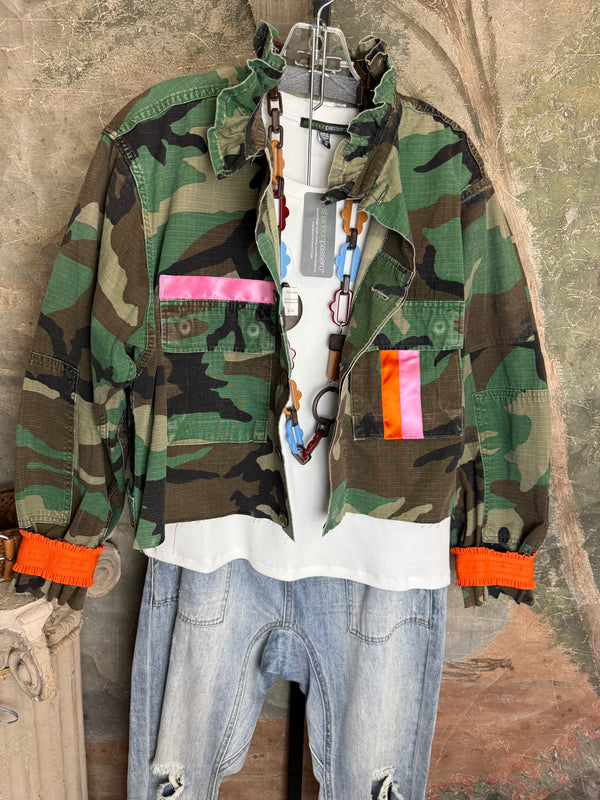CT Remix Camo Spunk Ruffled Jkt
