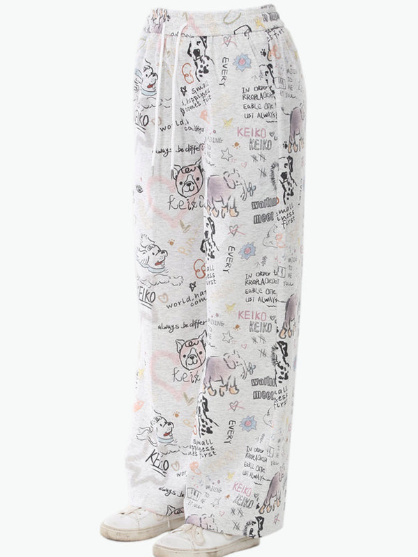 TF-7150 Cotton Whismy Pants-White