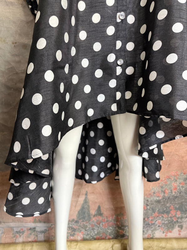 AD26-01 The High-Low Echo Dress-Paris Polka