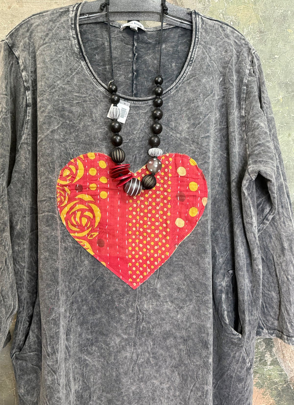 Romance Story T-Shirt Dress-#5